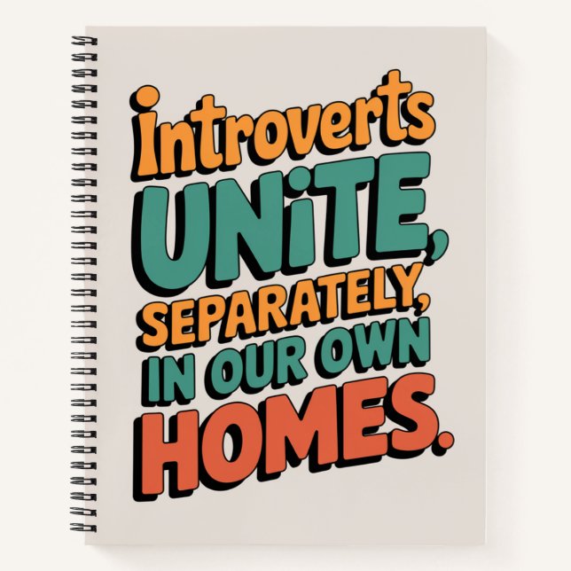 Einführung vereinigt... In unseren eigenen Zuhause Notizbuch (Vorderseite)