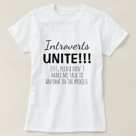 Einführung vereint ohne lustiges Zitat zu sprechen T-Shirt