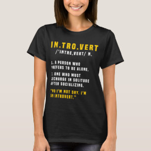 Einführung von Definitionen T-Shirt