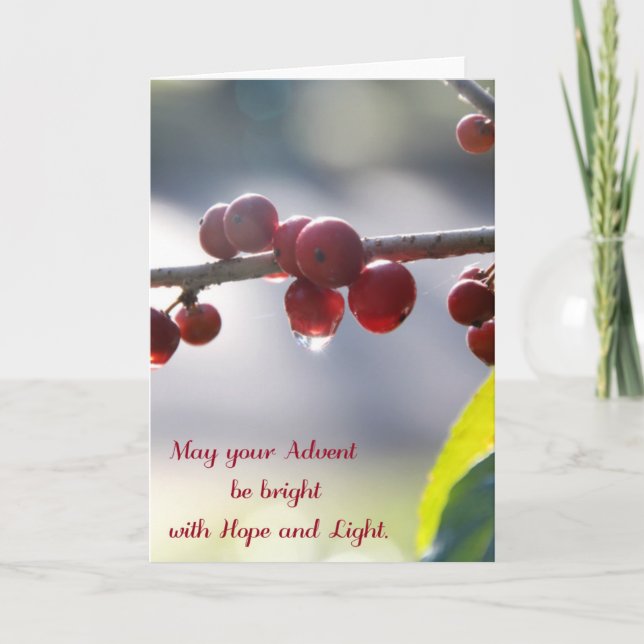 Einführungs-Gruß-Karte Feiertagskarte (Vorderseite)