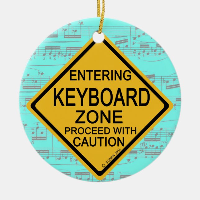 Eingabe der Tastaturzone Keramik Ornament (Vorne)