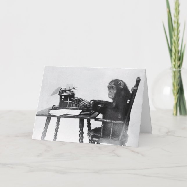 Eingabe des Affen Karte (Vorderseite)