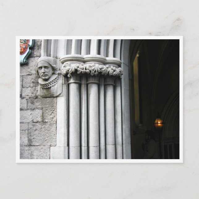 Eingang Bogengang Saint Patricks Kathedrale Postkarte (Vorderseite)