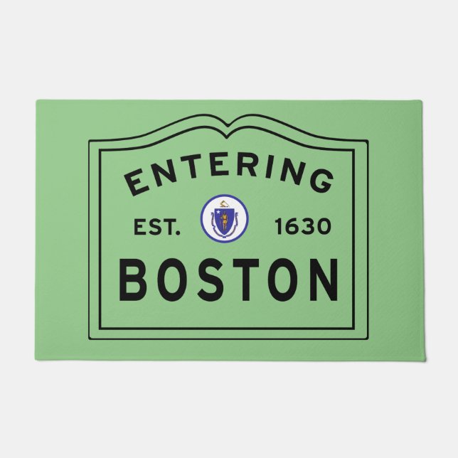 Eingang Boston MA Doormat Fußmatte (Vorderseite)