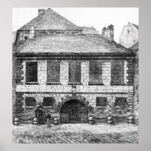 Eingang des Gefängnisses "La Petite Force" Poster