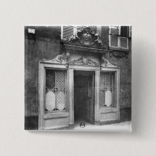 Eingang eines Bordells in Paris Button
