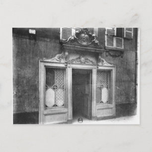 Eingang eines Bordels in Paris Postkarte
