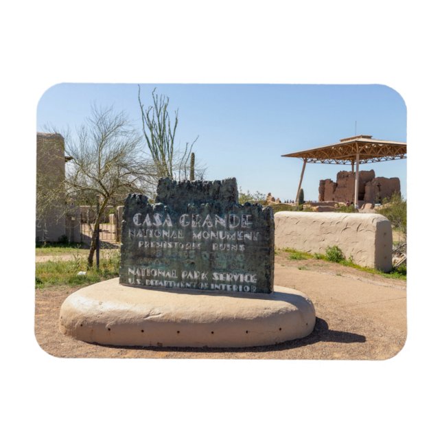 Eingang Grand House, Casa Grande Magnet (Horizontal)