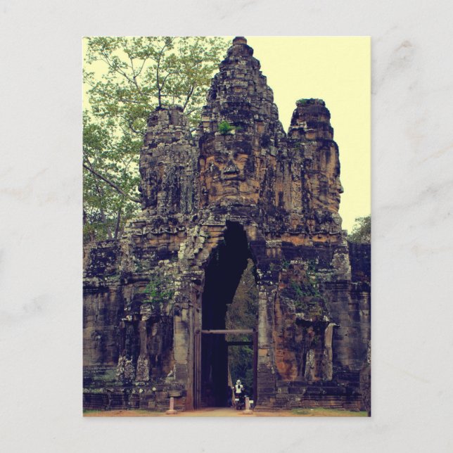 Eingang in Angkor Wat III Postkarte (Vorderseite)