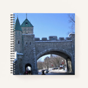 Eingang in Old Quebec City, Quebec, Kanada Notizbuch