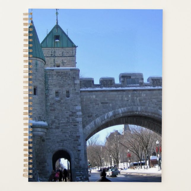 Eingang in Old Quebec City, Quebec, Kanada Planer (Vorderseite)
