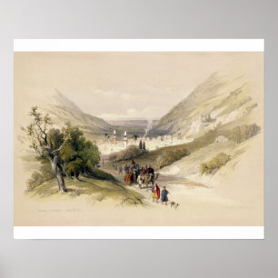 Eingang nach Nablous, 17. April 1839, Platte 41 fü Poster