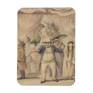 Eingang Pidcocks zum Ausstellungs-Zelt an einer Magnet