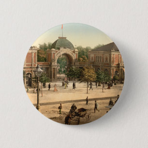 Eingang Tivoli Park Kopenhagen Dänemark Button