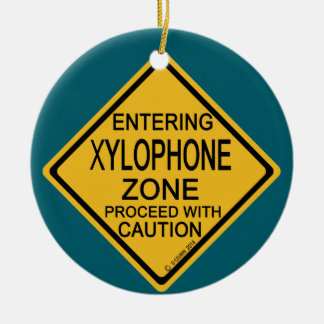 Eingang Xylophon Zone Keramik Ornament