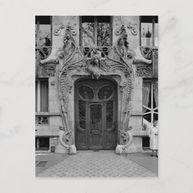Eingang zu den Appartements 2 Postkarte (Vorderseite)