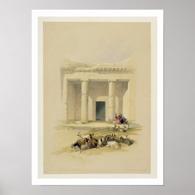 Eingang zu den Höhlen von Bani Hasan, aus "Ägypten Poster (Vorne)