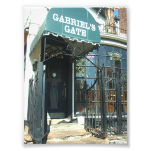 Eingang zu Gabriels Tor im Büffel NY Fotodruck