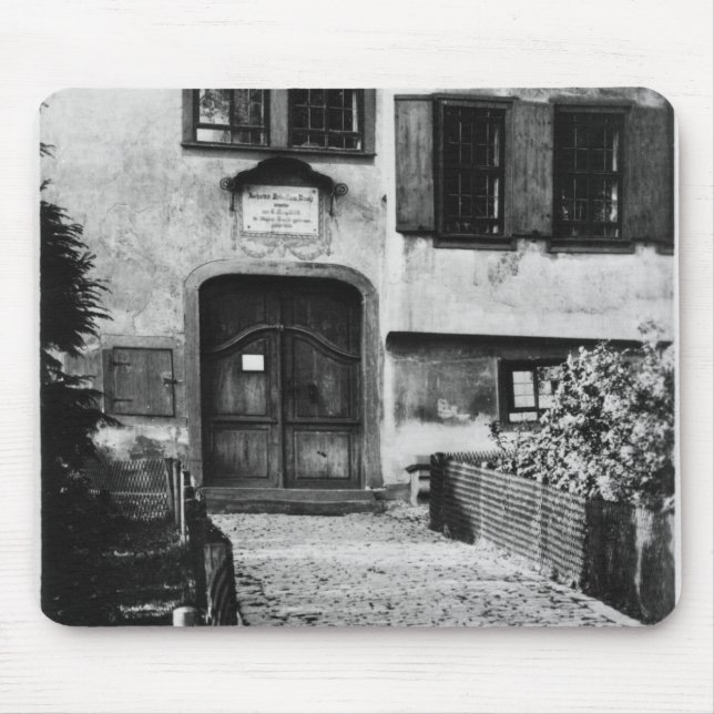 Eingang zu Johann Sebastian Bachs Haus Mousepad (Vorne)