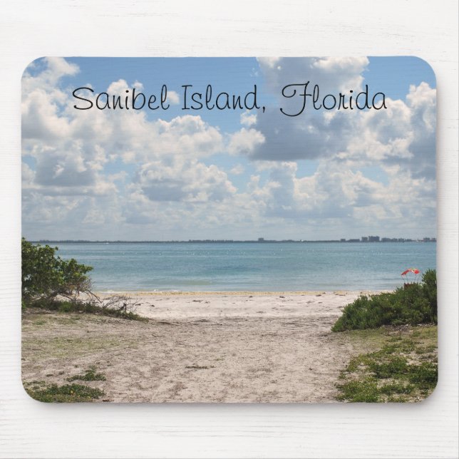 Eingang zu Sanibel Strand Mousepad (Vorne)