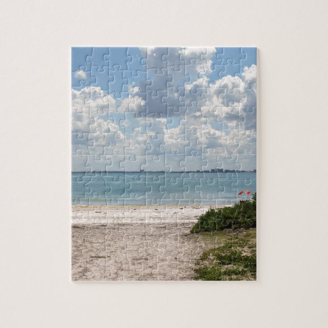 Eingang zu Sanibel Strand Puzzle (Vertikal)