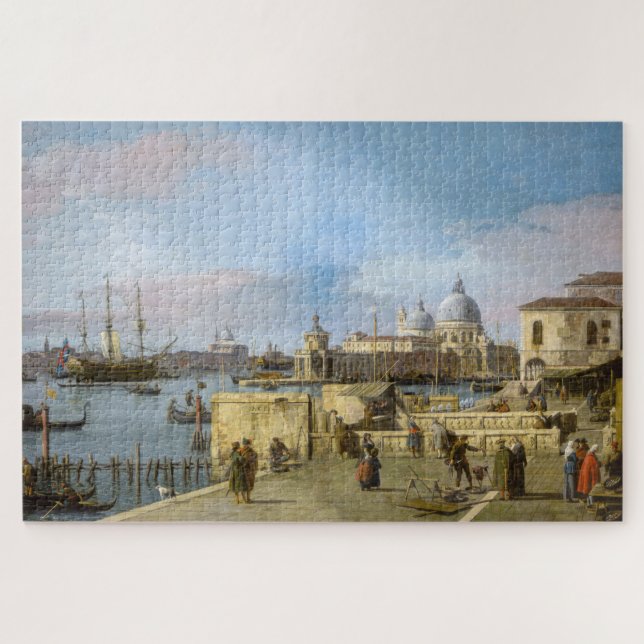 Eingang zum Canal Grande Venice, Canaletto Puzzle (Horizontal)