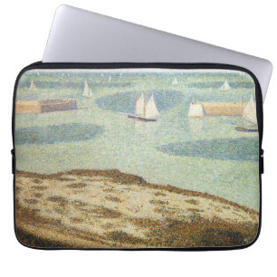 Eingang zum Hafen von Georges Seurat, Vintage Art Laptopschutzhülle
