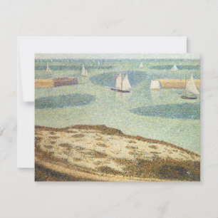 Eingang zum Hafen von Georges Seurat, Vintage Kuns
