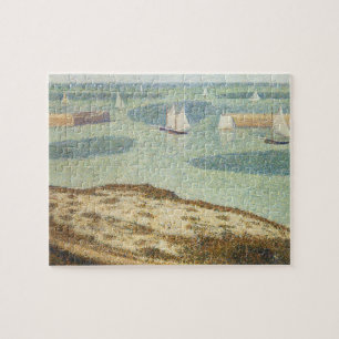 Eingang zum Hafen von Georges Seurat, Vintage Kuns Puzzle