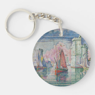 Eingang zum Hafen von La Rochelle, Paul Signac Schlüsselanhänger