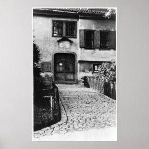 Eingang zum Haus von Johann Sebastian Bach Poster
