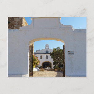 Eingang zum Kloster Monte Toro - Menorca, Spanien Postkarte