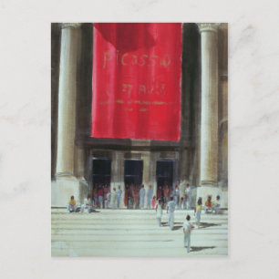 Eingang zum Metropolitan Museum New York Postkarte