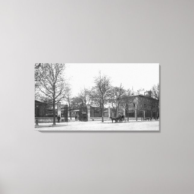 Eingang zum Quai La Halle aux Vins Leinwanddruck (Vorderseite)