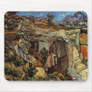 Eingang zum Quarry, Saint-Remy von Vincent van Gog Mousepad