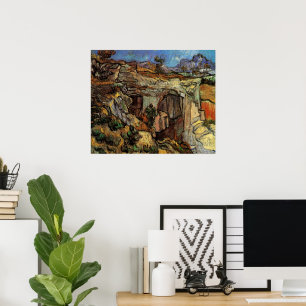 Eingang zum Steinbruch, Saint-Remy von Vincent van Poster