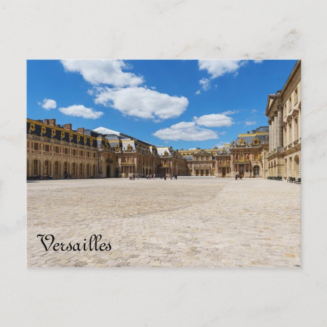 Eingang zum Versailles Palace - Frankreich Postkarte (Vorderseite)