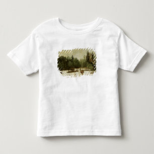 Eingang zum Wald im Winter Kleinkind T-shirt