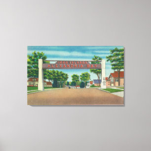 Eingang zur Bucht von Alexandria Leinwanddruck