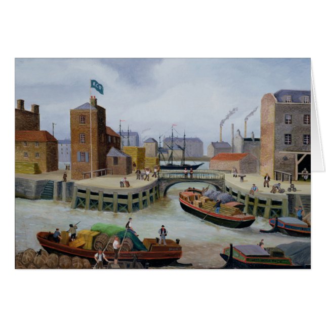 Eingang zur Kanal-dem Dock des Regenten (Vorderseite (Horizontal))
