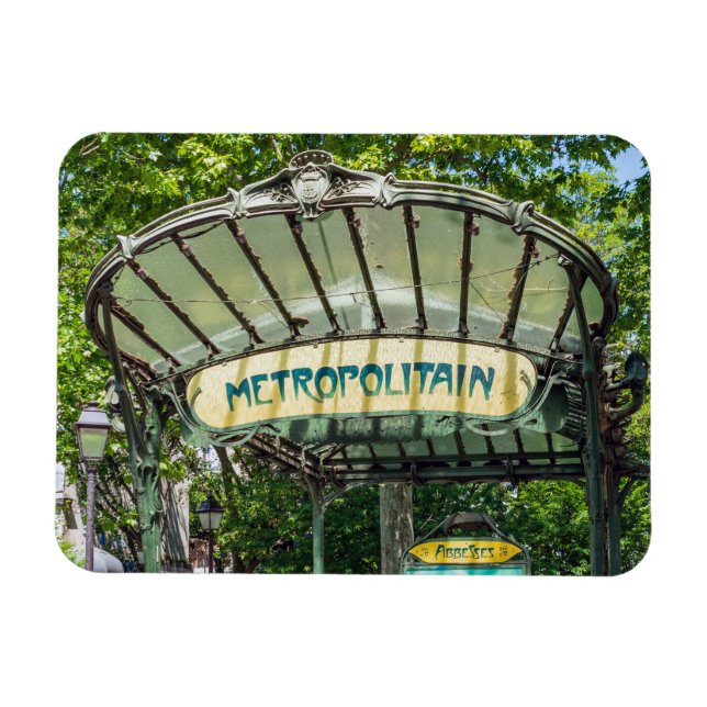 Eingang zur Metrostation Montmartre - Paris Magnet (Horizontal)