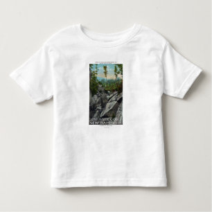 Eingangs-Ansicht von einer alten Glazial- Schlucht Kleinkind T-shirt