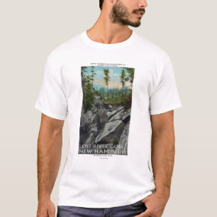 Eingangs-Ansicht von einer alten Glazial- Schlucht T-Shirt
