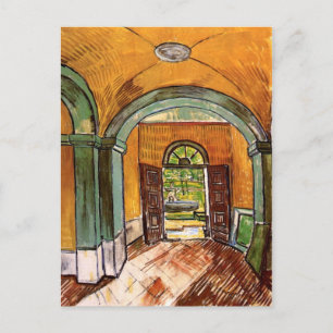 Eingangshalle Saint-Paul Hospital Vincent van Gogh Postkarte