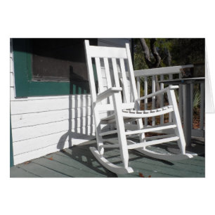Eingangsterrasse-Schaukelstuhl