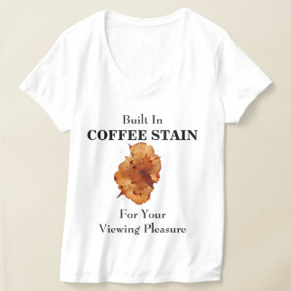 EINGEBAUTER KAFFEESCHMUZ T-Shirt