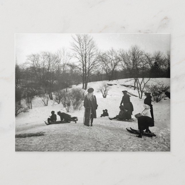 Eingebettet in den Central Park, 1906 Postkarte (Vorderseite)