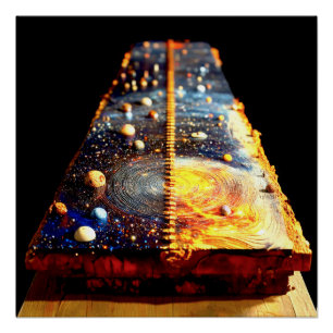 Eingebettete Planeten Poster