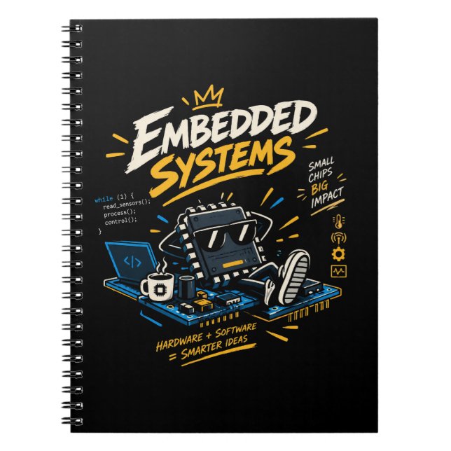 Eingebettete Systeme Hardware & Software Ingenieur Notizblock (Vorderseite)