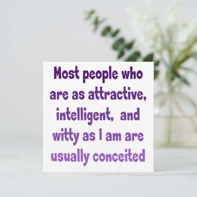 eingebildet1 karte (Stehend Vorderseite)